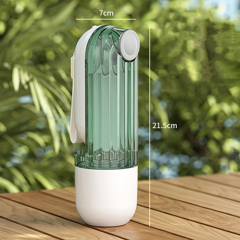 2-in-1 Portable Dog Water & Food Bottle – Travel Essential!