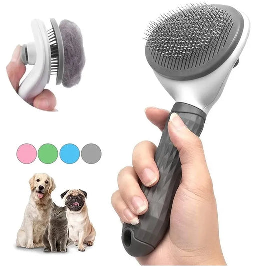 Fantastic Self-Cleaning Pet Brush for Dogs & Cats