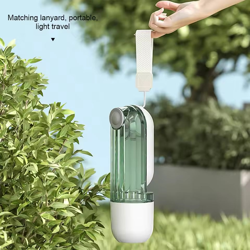 2-in-1 Portable Dog Water & Food Bottle – Travel Essential!