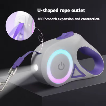 Fantastic Dog Leash With Built-in Spotlight For Extra Safety